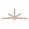 Ekena Millwork Alberta Smooth Timber Gable Bracket, Douglas Fir, 108"W x 40"H x 1 1/2"D x 5 1/2"F, 9/12 Pitch GBW108X40X0206ALB00SDF - alternate 1
